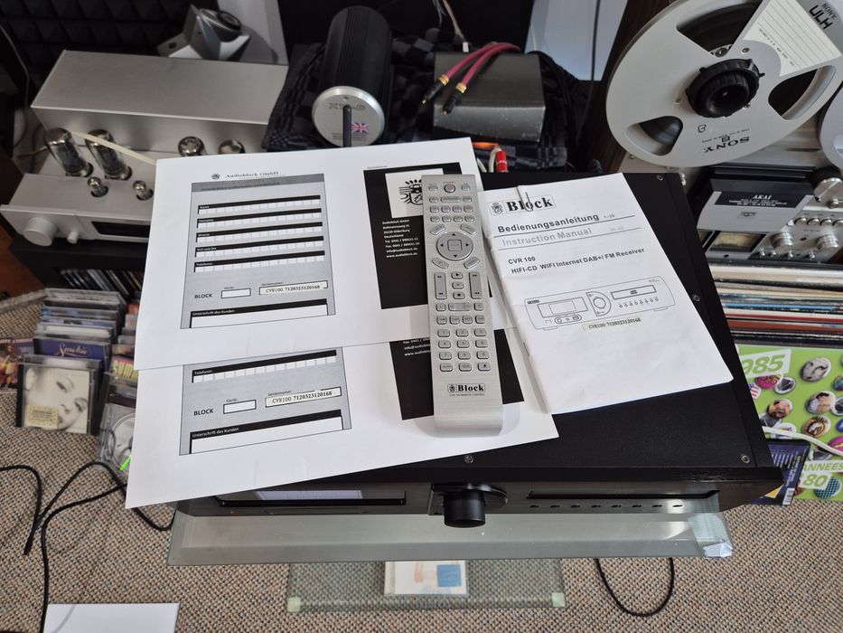 Block Audio CVR 100 Receiver All in One High End internet Dab Usb