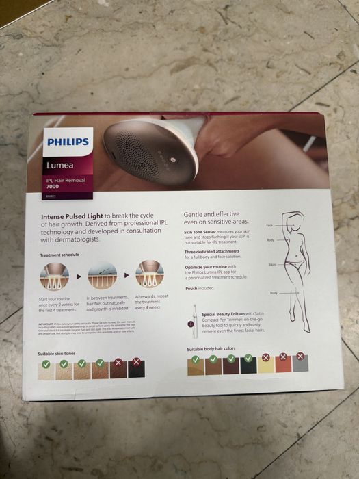 Epilator philips ipl lumea advanced bri923 sc1999 seria 7000 sigilat