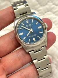 Rolex Oyster Perpetual 36mm Acte An  2022 Dial Blue Oyster