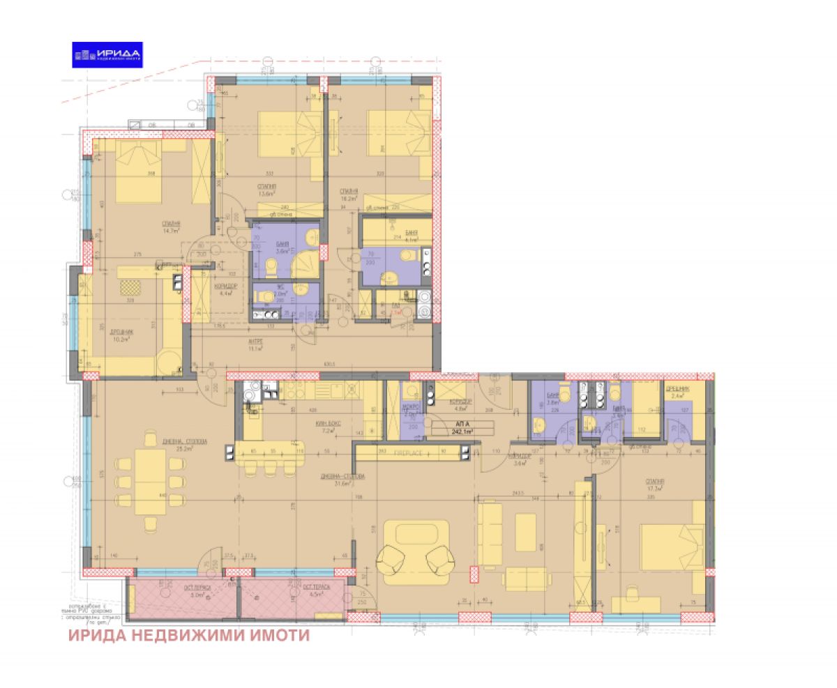Продава се Многостаен апартамент в София, Лозенец - 286 кв.м за 2566 €/кв.м - Снимка #11