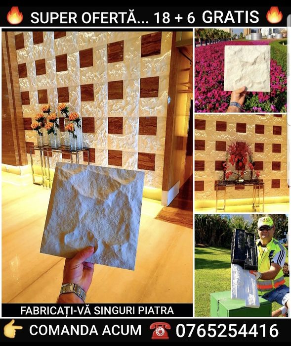 OFERTA SEZON accesori gratis matrite pavaj romb 3 d constructi pavele