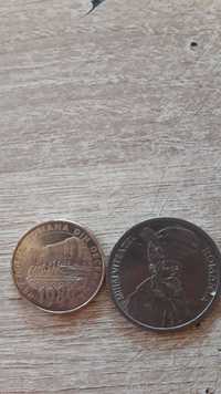 De vanzare 2 monezi de 100de lei din 1993 si  50 de bani din 1989