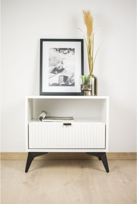 4бр метални крака за мебели, черен мат