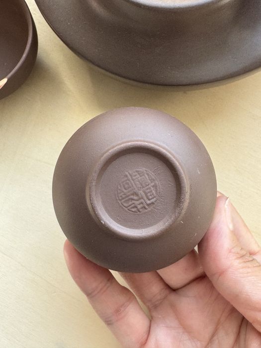 Ceainic din argila purpurie,400ml,nou!