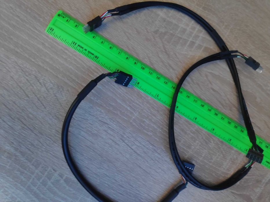 cablu prelungitor 30 cm usb 2, hd audio, 9 pini