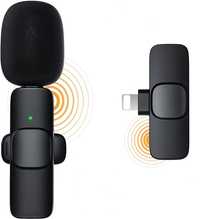 KEKBOX Microfon Wireless pentru iPhone, Mini-Microfon  2,4 GHz