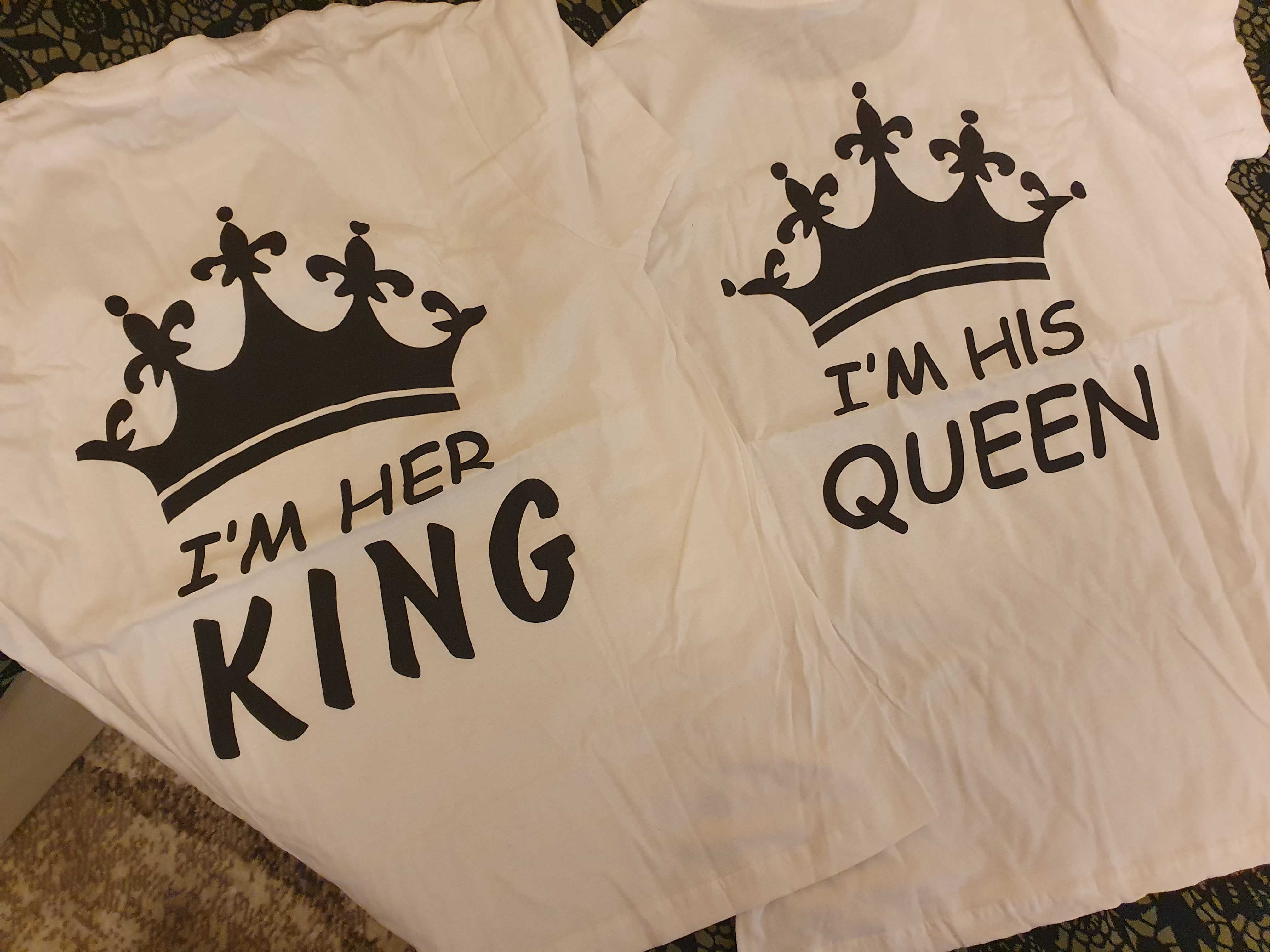 Комплект две Тениски за двойки King & Queen