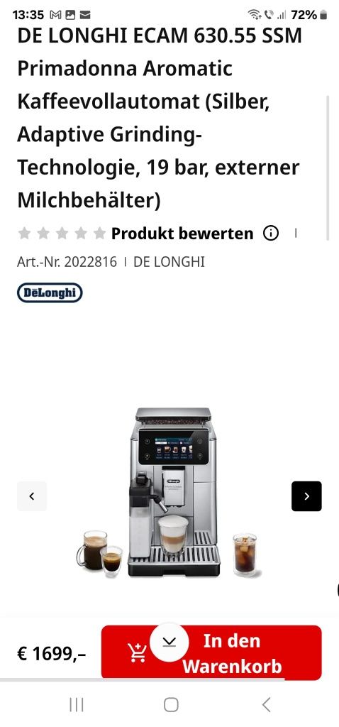 DELONGHI Primadonna Aromatic MODEL 2025
