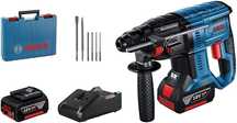 Bosch Professional Акумулаторен Безчетков Перфоратор Зарядно 2 Бат 5Ah