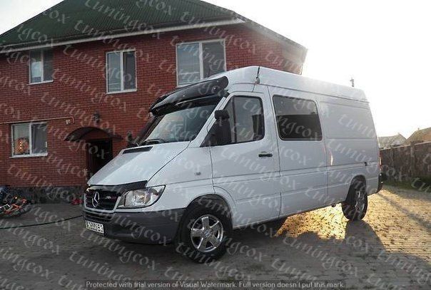 Parasolar parbriz Mercedes Sprinter CDI 01-06,Oglinzi cromate,deflector capota