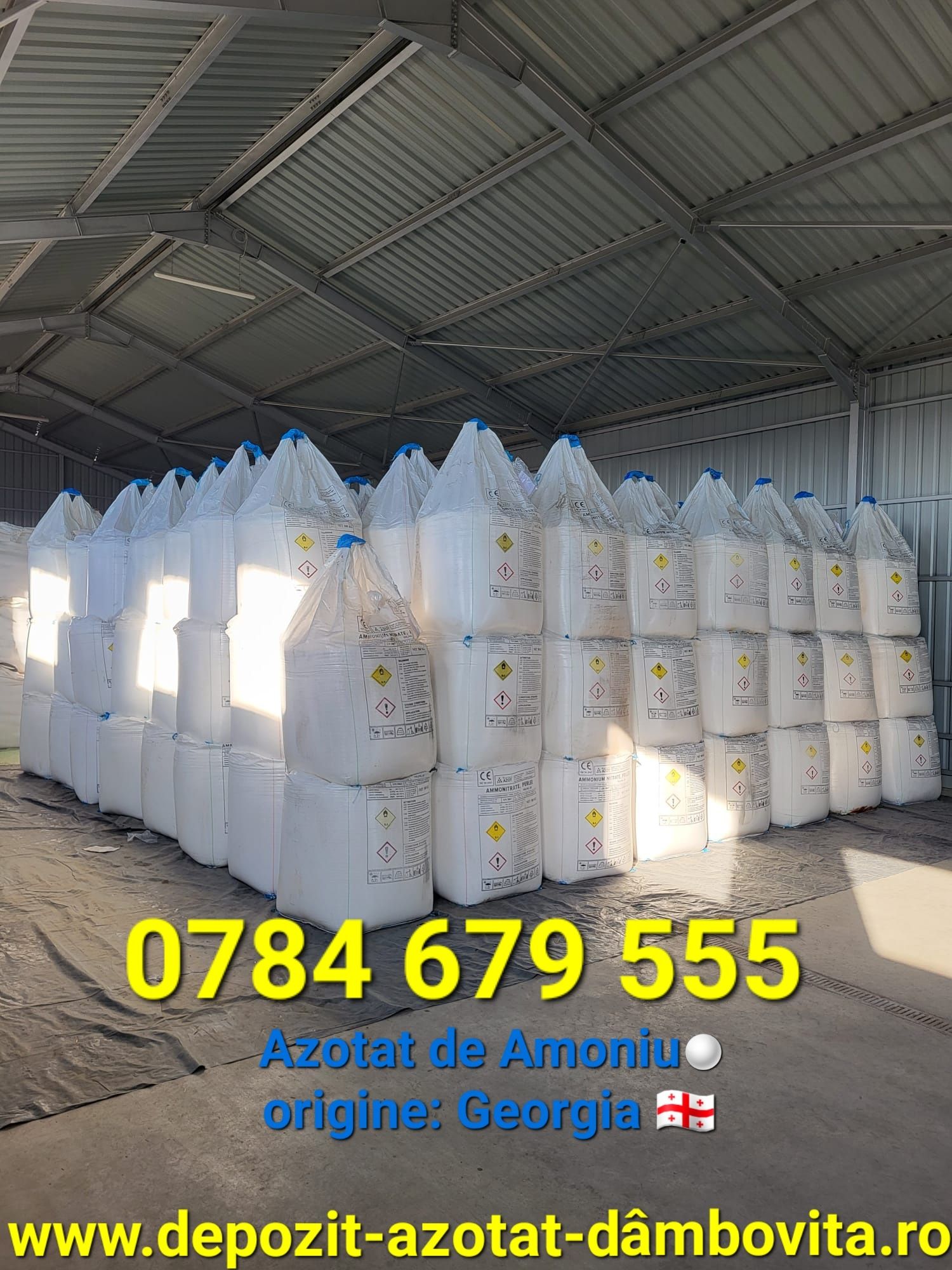 Azotat de amoniu Origine Georgia perlat 500kg