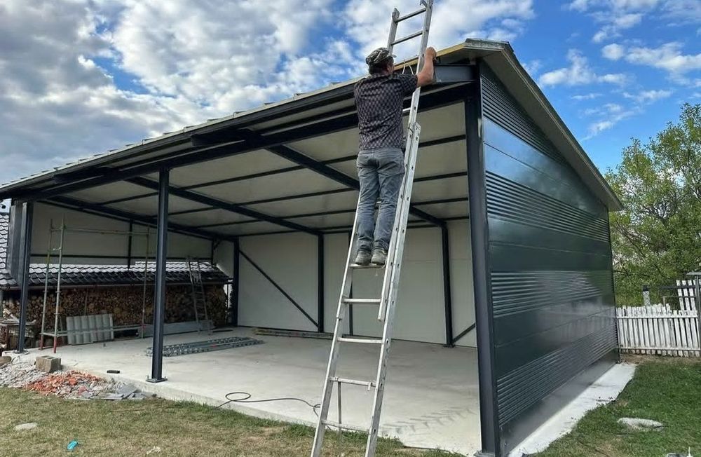 Vand structura metalica 10x10x4h ideală pt atelier