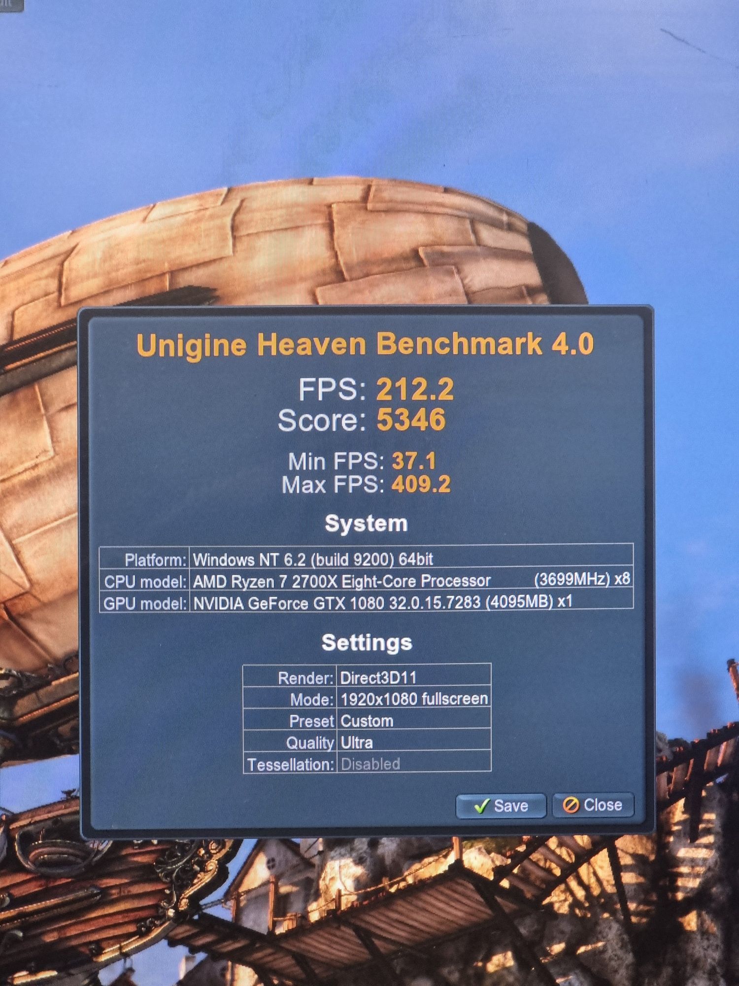 Геймърски компютър/Ryzen 7 2700x/16GB RAM/SSD-512GB/GTX 1080 8GB