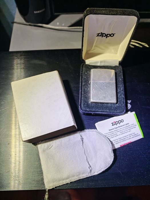 Brichetă argint ZIPPO