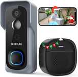 Sonerie inteligenta video wireless 2K HD Boifun IP66 card SD Sigilat !