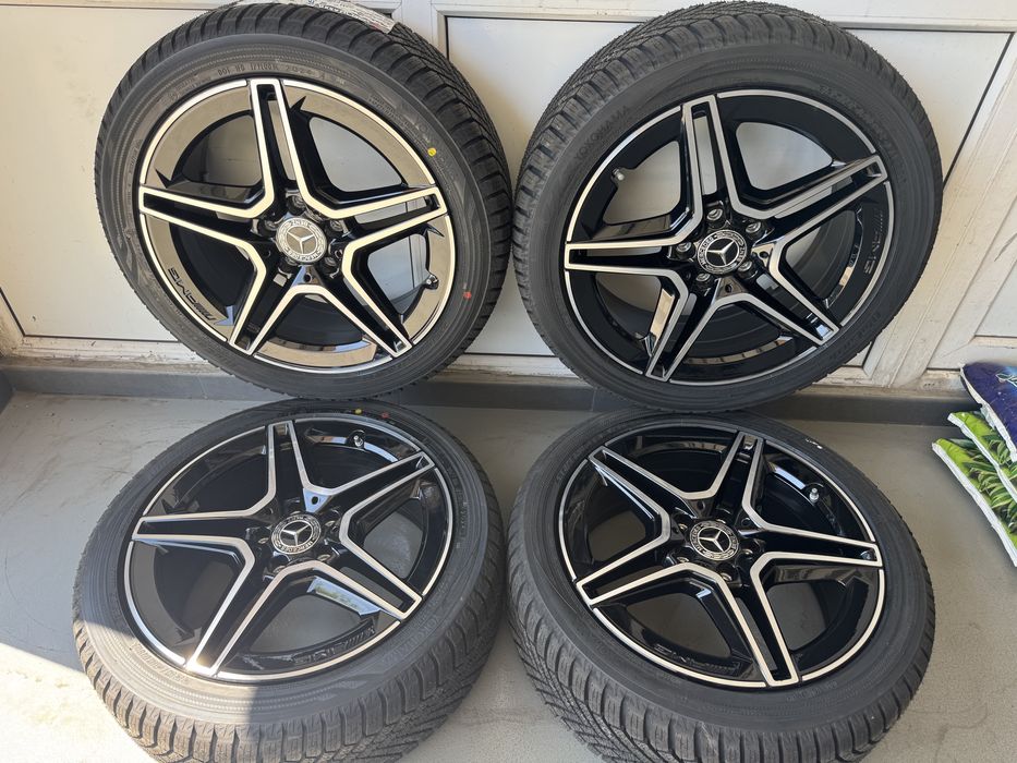 Jante Originale Mercedes AMG R18 CLA A class B class W177 cu iarna noi