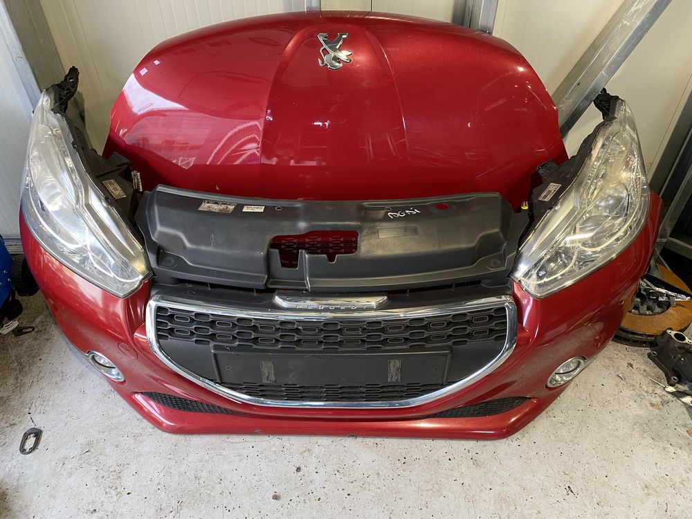 Fata completa Peugeot 208 2014 capota bara far trager radiator