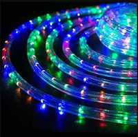 Светещо LED въже (маркуч) - 20м, Многоцветен