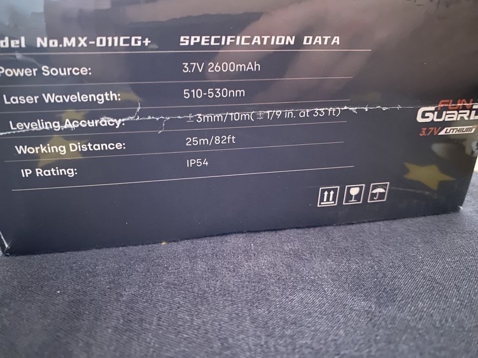 Vand laser de nivel Fun Guard sigilat