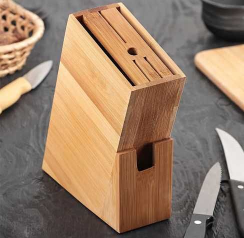 Универсална дървена поставка за ножове
