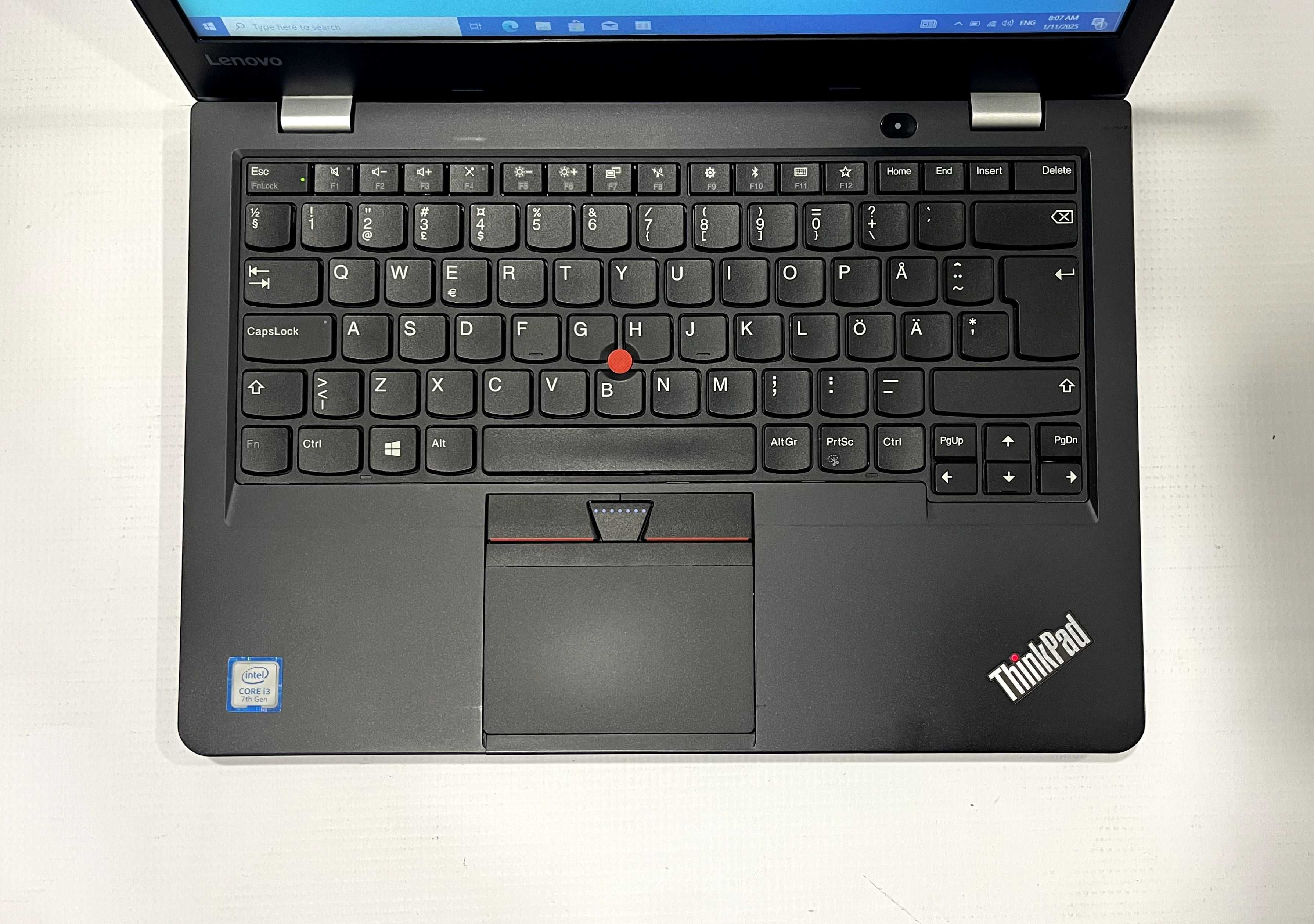 Лаптоп Lenovo ThinkPad 13, Intel Core i3 7100, 8GB ram