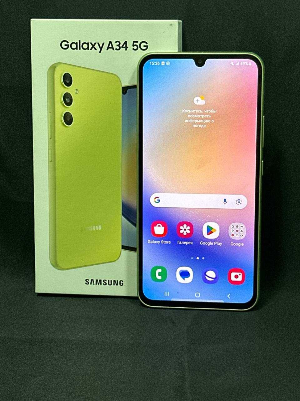 Samsung Galaxy A34 128гб (гКараганда Ерубаева 54)лот 334985