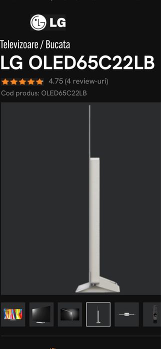 Lg Oled Model nr : Oled65c22lb 164 cm