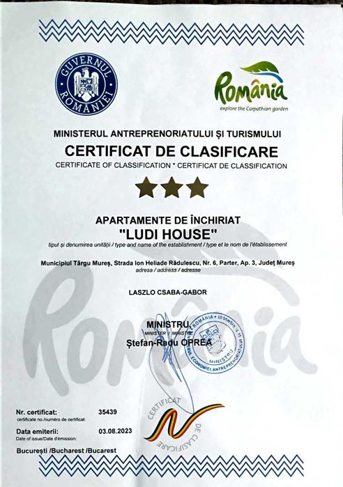 Vand apartament mobilat +parcare ,afacere la cheie in Maurer Residence