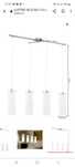 Lustra,corp iluminat 5 brate, candelabru