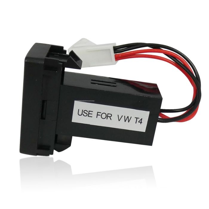 Двойно USB Зарядно Vw Transporter Транспортер Т4 4.2A, T5 t5, Каравел