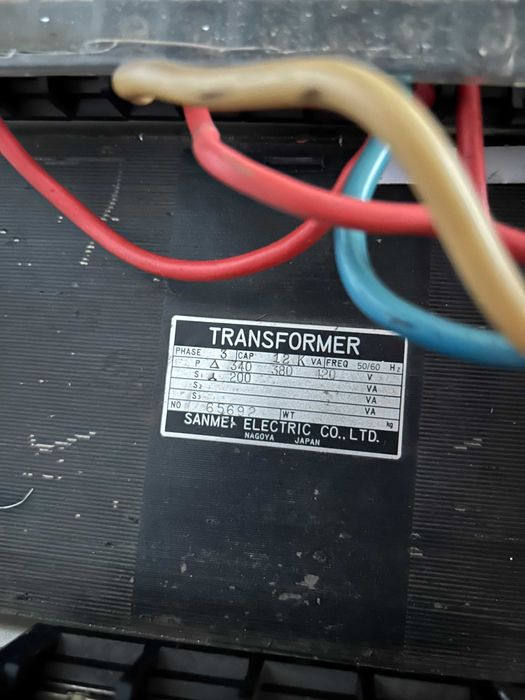 Transformator trifazat industrial 400/200 v ; 12Kw Japonia