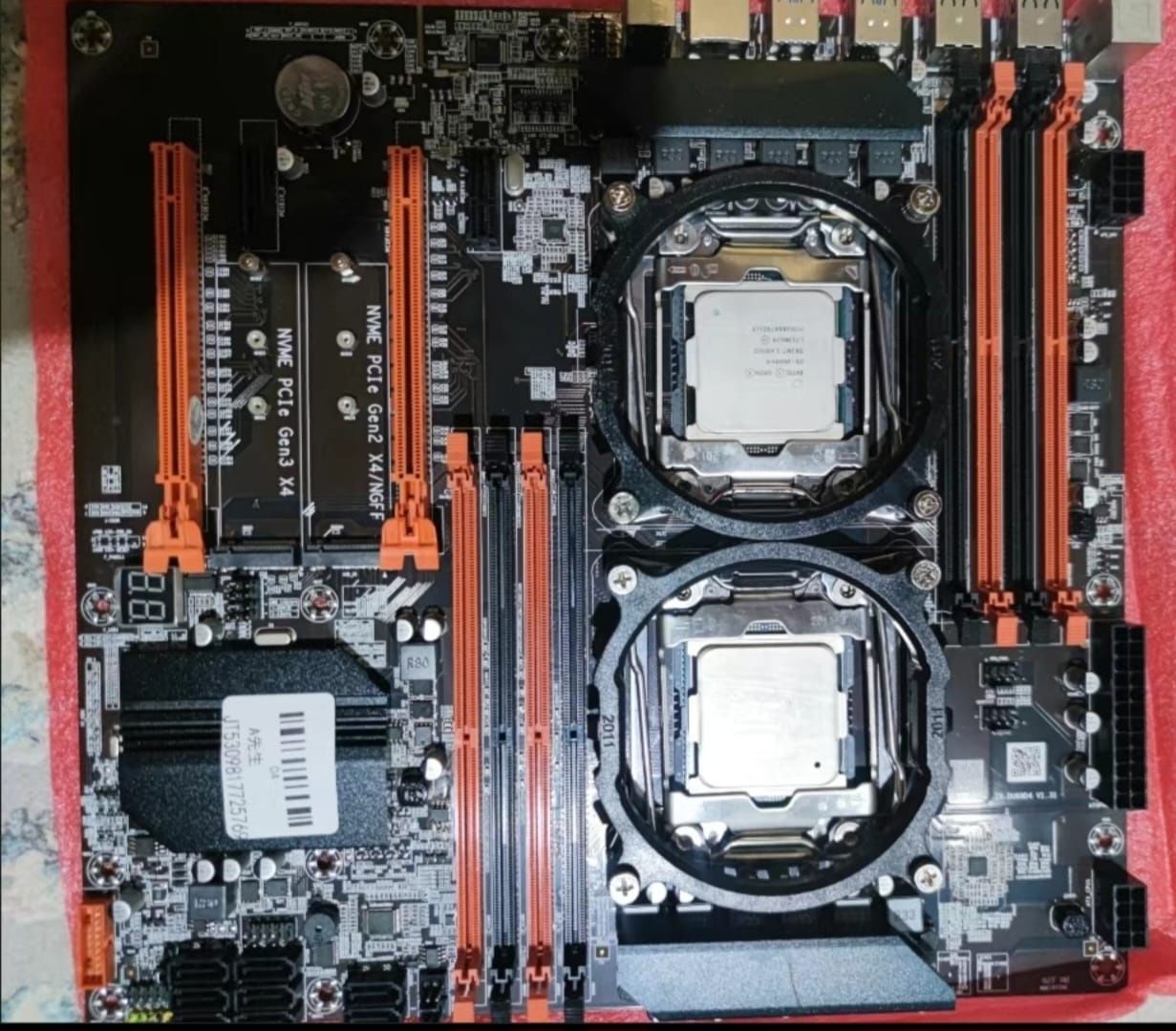 Продам двухпроцесорную материнскую плату atermiter x99 dual