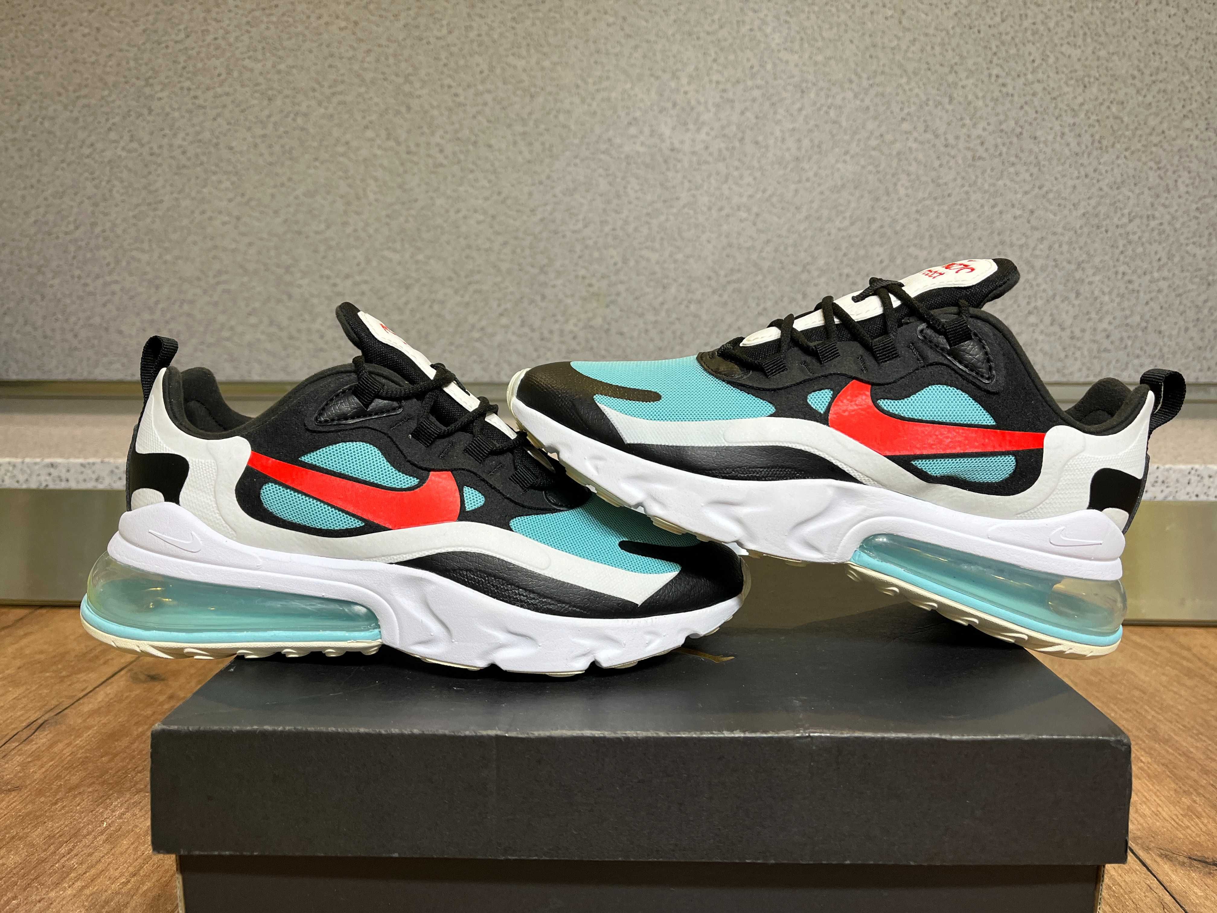 ОРИГИНАЛНИ *** Nike Air Max 270 React / Bleached Aqua