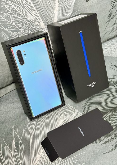 Samsung Galaxy Note 10 Plus 5G 256Gb Aura Glow Impecabil Fullbox!.