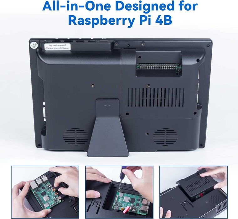 SunFounder 10.1" IPS екран за Raspberry Pi 1280x800, КАМЕРА, екстри...