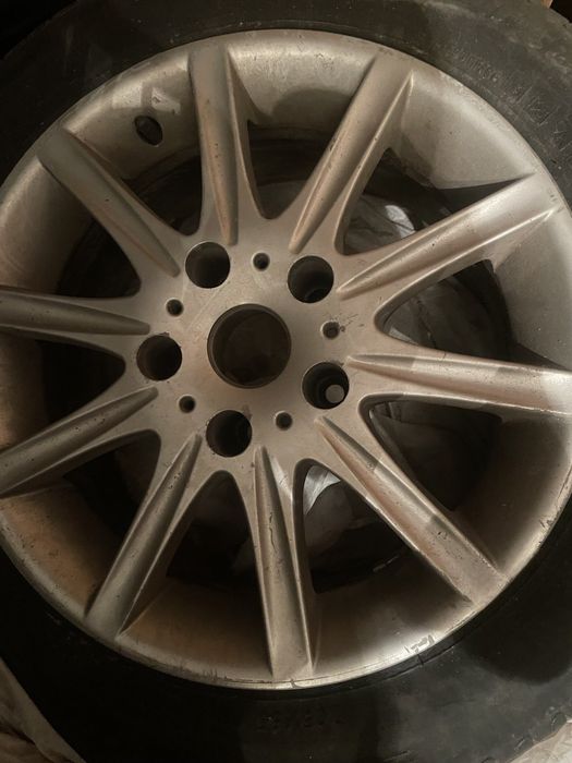 Продавам 4 алуминиеви джанти 16" 5x100 с гуми 205/55 R16
