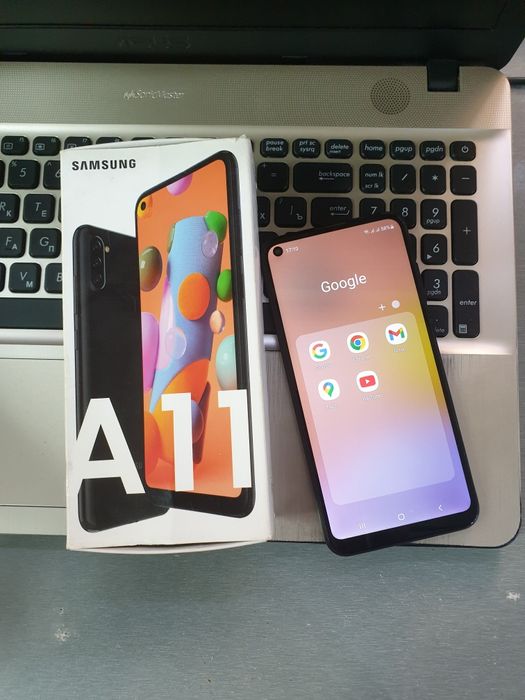 Galaxy A11 (Black) Karopka Dakument Dual Sim Sotiladi.