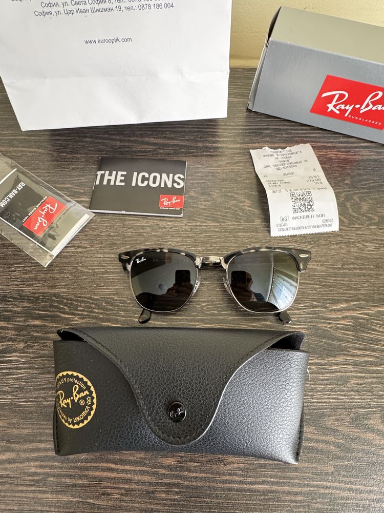 Слънчеви очила Ray-Ban Clubmaster RB3016