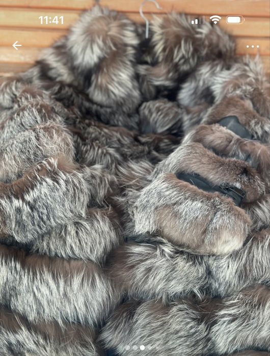 Blană naturala ,vulpe polara