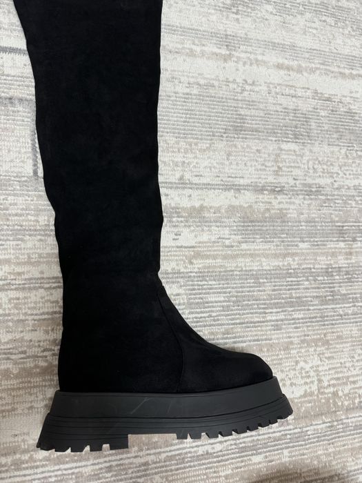 Сапоги зимние ботфорды