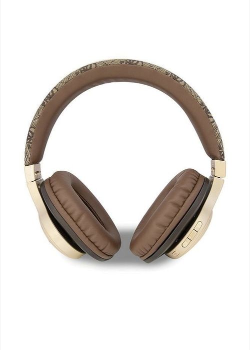Безжични слушалки Guess, Bluetooth, 4G Script, кафяви