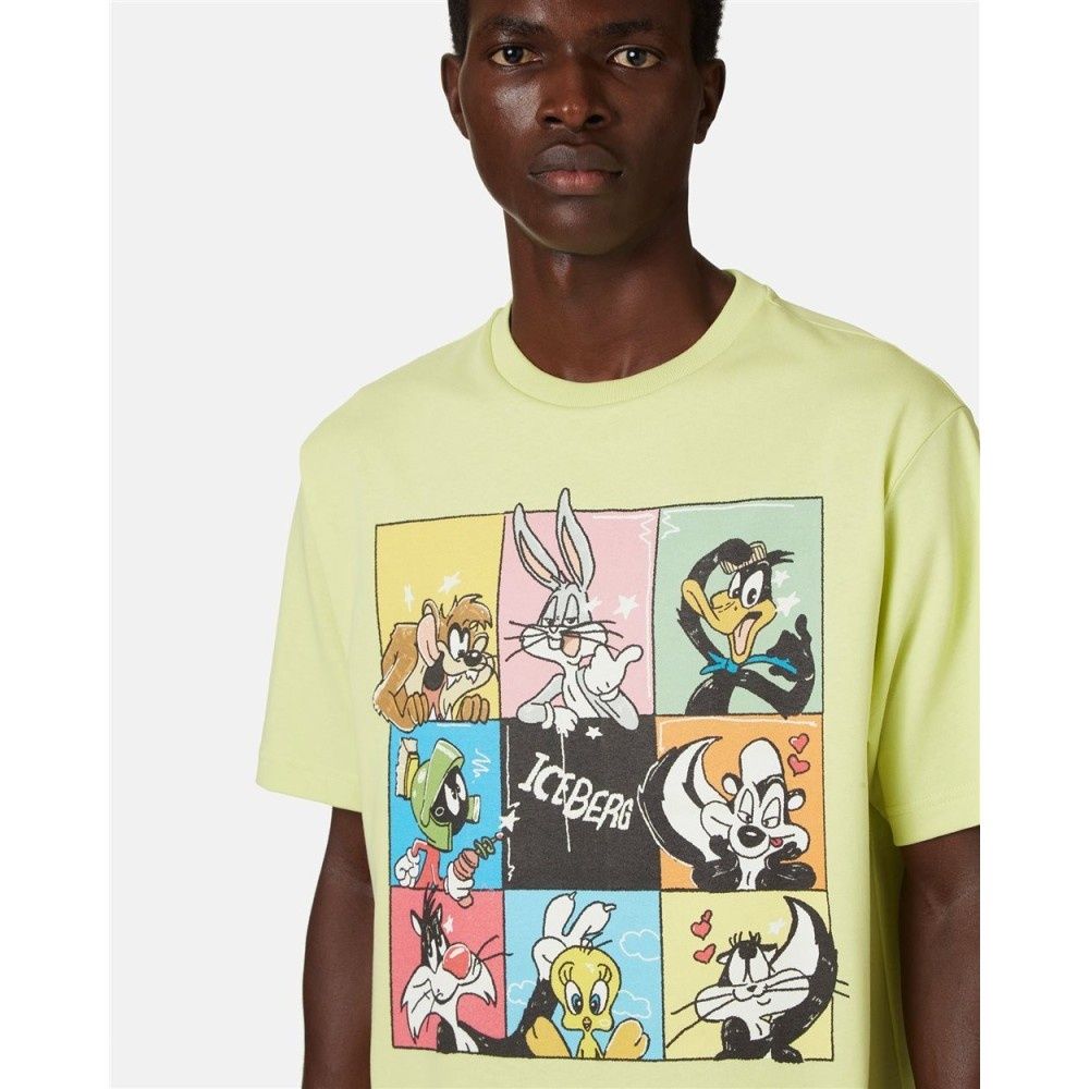 Мъжка тениска Iceberg Cartoon T-shirt размери М, L