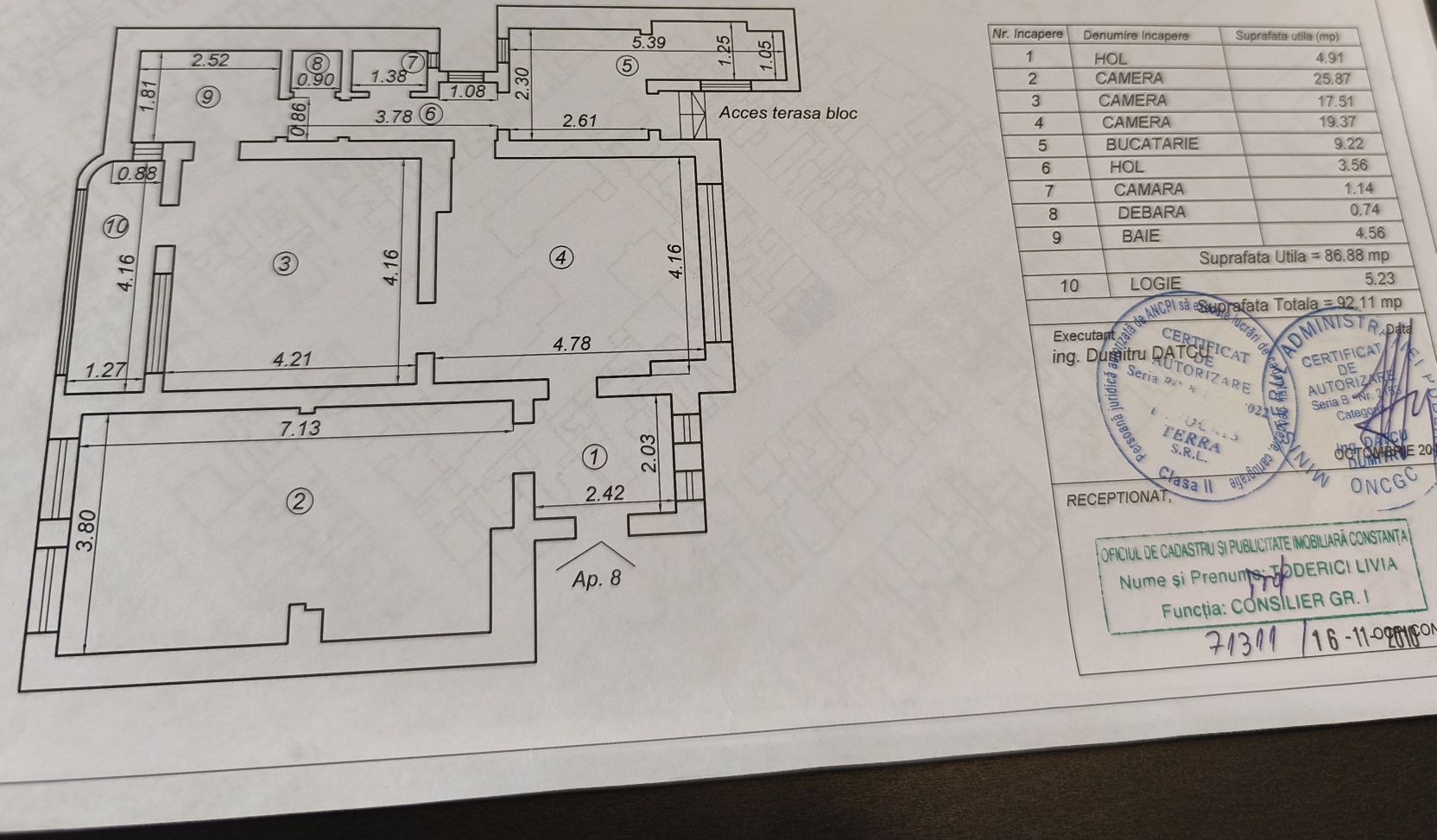 Apartament Capitol-Sala Sporturilor cu 3 camere, et 2/3, centrala gaze