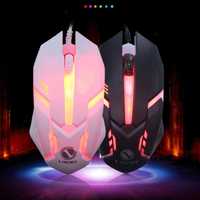 Mouse Gaming cu iluminare 1600 DPI cu fir, USB