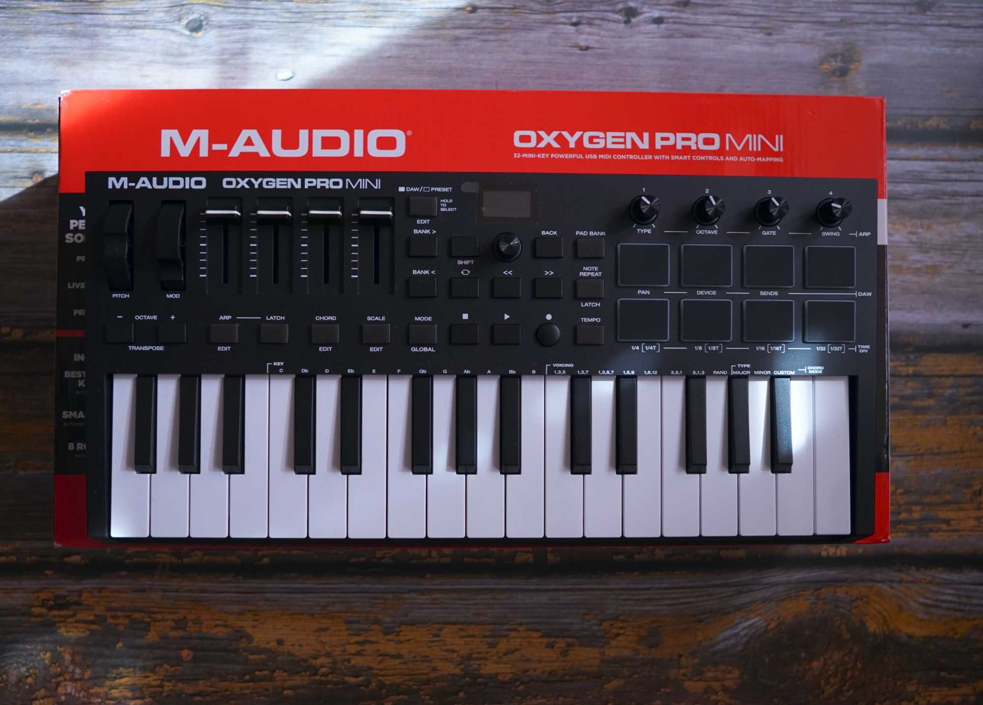 Controler M-Audio Oxygen Pro Mini USB/MIDI -STARE IMPECABILA