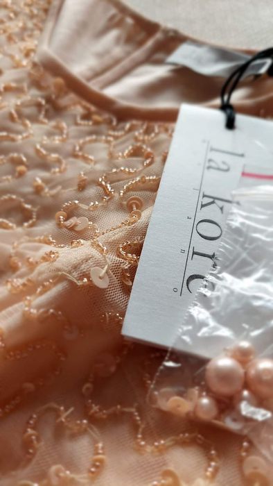 La Kore Milano €205 оригинална италианска нова рокля висок клас XS/S