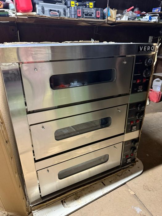 Печь для пиццы VERO Professional — новая, 3 яруса, возможна доставка