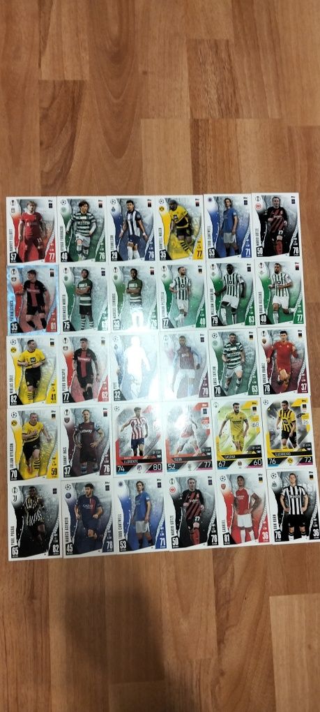 Cartonase fotbal match attax