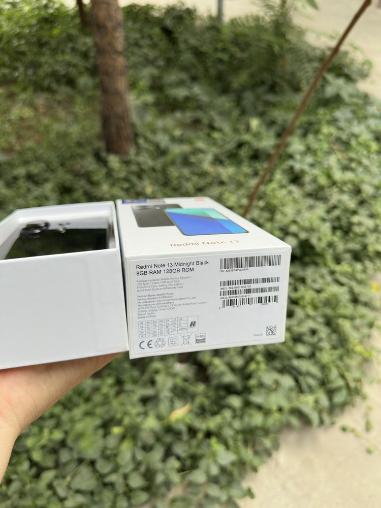 Redmi Note 13,  8/128Gb , Karopka Dokument , Full komplekt