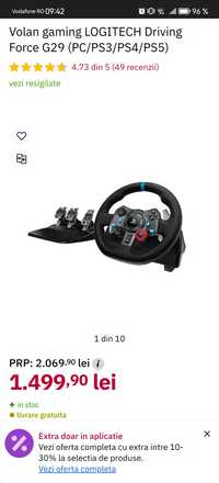 Volan gaming LOGITECH Driving Force G29